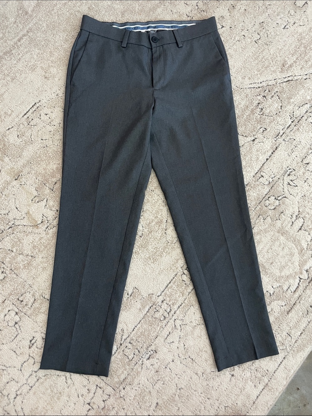Haggar Charcoal Gray Dress Pants - Straight Leg